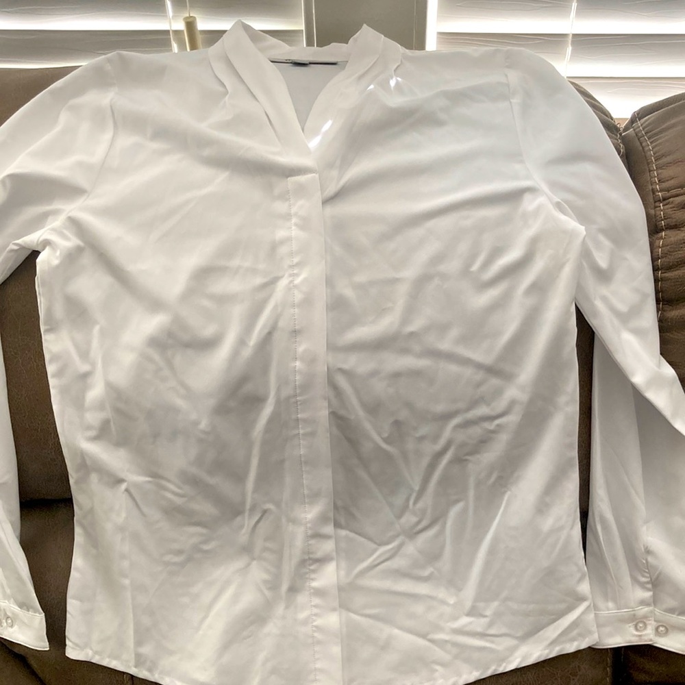 Edwards Redwood & Ross white blouse Sz sm